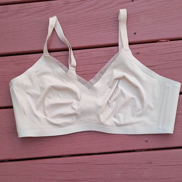 Honeylove Cream  Shapewear Bra- Super Soft- No Wire- Sz 2X - Picture 1 of 3